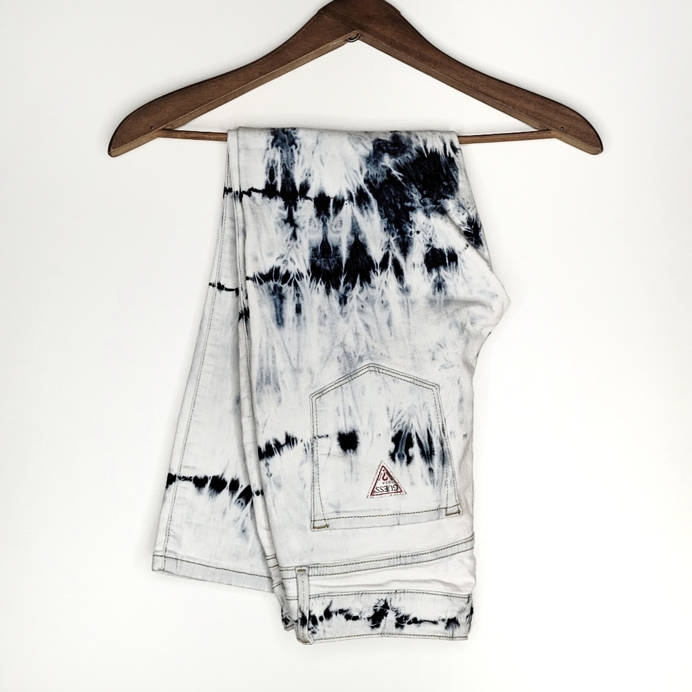 Guess | Tie Dye Mkd Rise Cropped Skinny Jeans 27
